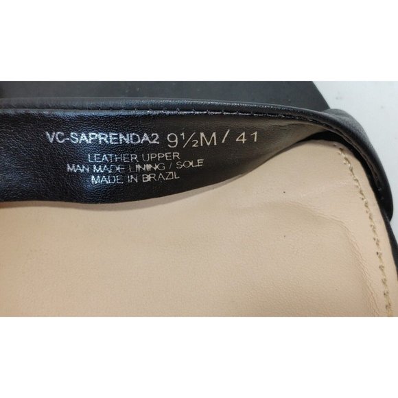 Vince Camuto Women's Saprenda 2 Heeled Sandal Black FITS LIKE 9 READ - Picture 9 of 12